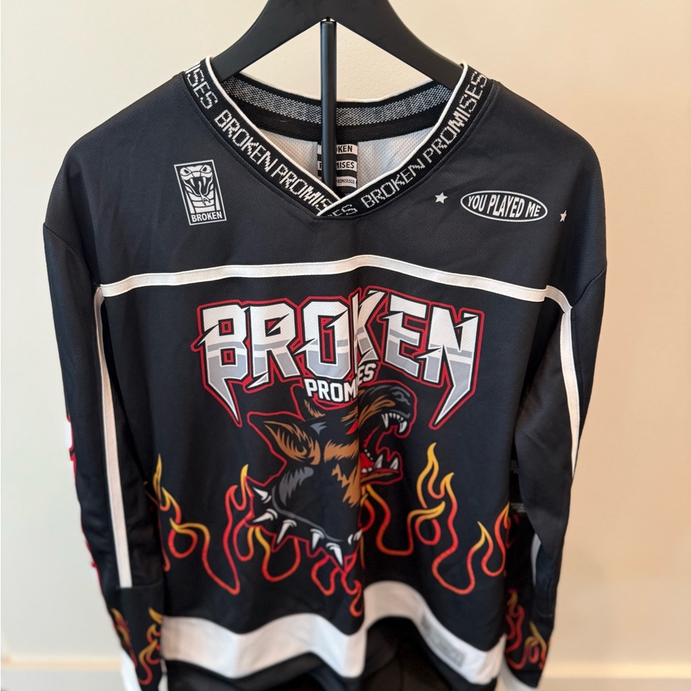 Broken Promises Black Jersey New With Tags